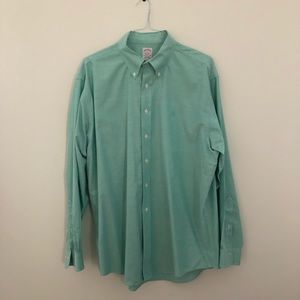 Brooks Brothers Red-Label Mint Green Button Down